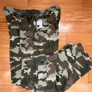 Camouflage cargo pants